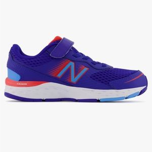 New Balance Kids' 680 V6 Hook and Loop Running Shoe size 5